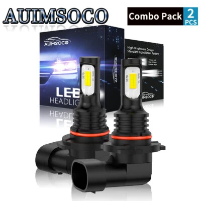 HB3/9005 LED Headlight Bulbs Cool White 10000K High Power Lamps 12000LM 2x 60W - Image 1 of 4