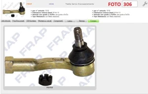 1016 TESTINA SNODO BRACCIO STERZO PER SUBARU LEONE I-MV - Foto 1 di 2