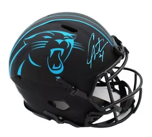 Cam Newton Signed Carolina Panthers Speed Authentic Eclipse NFL Helmet - Picture 1 of 2