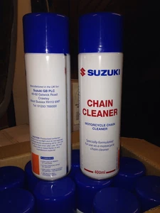 Suzuki Motorcycle Chain Cleaner 2 X 400ml Spray.cans Only £8.99 - Picture 1 of 1