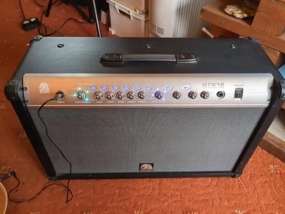 WHITE HORSE GT212 GUITAR  AMPLIFIER In Speaker Cabinet Aux Input N978 - Image 1 of 4