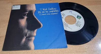 PHIL COLLINS I don't care anymore 7" SPAIN PROMO SINGLE VINYL SPANISH TITLE RARE - Image 1 of 3