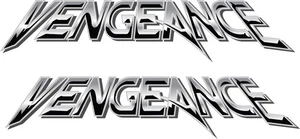 Fits VENGEANCE by FOREST RIVER RV Travel Trailer Fifth Wheel Vinyl Decals 5 x 24 - Imagen 1 de 1