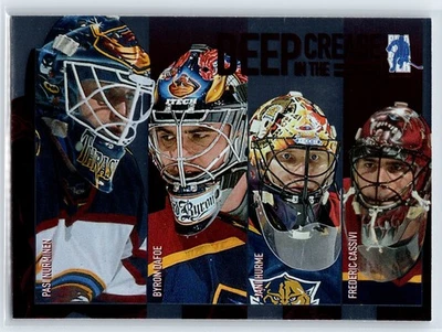 2003-04 Be a Player Pasi Nurminen Byron Dafoe Hurme Cassivi Deep In The Crease - Image 1 of 2