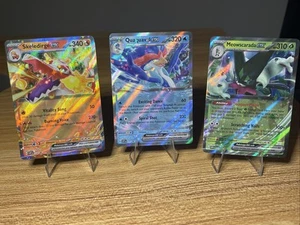 Cartas Pokémon Tin Promo Meowscarada EX, Skeledirge EX, Quaquaval EX, - Imagen 1 de 8