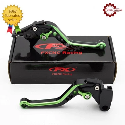 For Kawasaki Z800/E version 2013-2016 Z750 2007-2012 11 CNC Clutch Brake Levers - Image 1 of 4