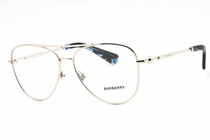 BURBERRY BE1386 1005 Eyeglasses Silver Frame 57mm - Picture 1 of 4