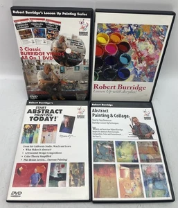 ⭐ Robert Burridge (4) DVD Lot 6 Videos: Abstract Painting, Collage, Loosen UP ⭐ - Bild 1 von 13