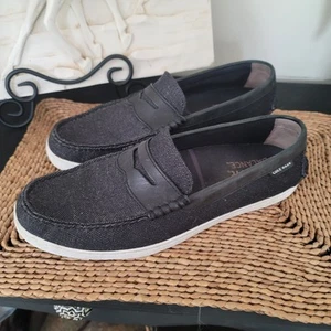 Scarpe mocassino uomo COLE HAAN Pinch Weekender nero tela pelle slip on TG 12 - Foto 1 di 7