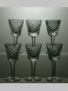 Waterford Crystal ""Alana"" geschnittener Likör 6er Set Gläser 3 1/2" - 43B - Bild 1 von 5