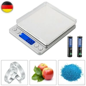 Digitale Edelstahl Schmuck Waage Feinwaage Präzisionswaage Goldwaage 500g/0,01g - Bild 1 von 11