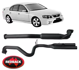 REDBACK 2.5" CATBACK PERF. EXHAUST SYSTEM FOR FORD FALCON BA BF BARRA 156 4.0 I6 - Picture 1 of 1