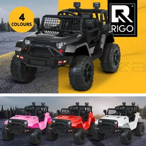 Rigo Kids Ride On Car Electric 12V Car Toys Jeep Battery Remote Control Toys - Picture 1 of 55