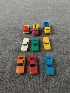 Tyco Hong Kong Car Lot (9) Chevy Camaro Trucks Orange Blue Rare Vintage Plastic - Picture 1 of 4