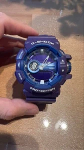 Casio G-shock GA-400A-6AJF Watch Rotary Switch Purple Operation confirmed - Picture 1 of 4