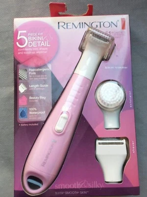 REMINGTON Smooth & Silky 5 Piece Women's Bikini Kit SHAVER TRIMMER Model # 4020  - Image 1 of 2