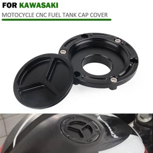 CNC Fuel Tank Cap Cover For KAWASAKI NINJA 300/250R EX250R NINJA Z250 Z 300 - Picture 1 of 15