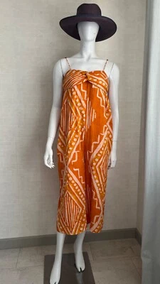 BY ANTHROPOLOGIE PLEATED WIDE-LEG JUMPSUIT MOTIF SZ 4 - image 1 of 4
