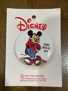Rare Vintage Some Special Guy Mickey Mouse Disney Button NEW - Picture 1 of 2