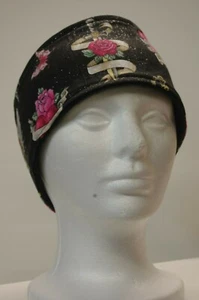 HB Glitter Roses Fleece lined adjustable headband - Picture 1 of 4