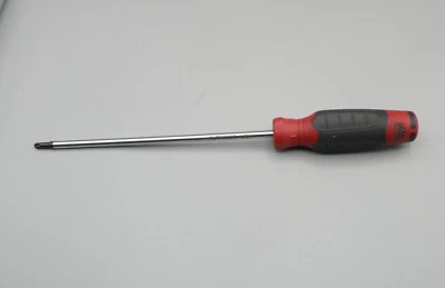 Genuine Mac Tools Keystone Screwdriver T27 x 8" Ergonomic Mac Grip PLTP27CR - Image 1 of 4