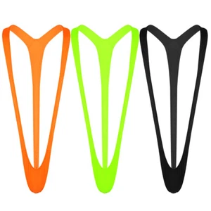 Sexy Herren Mankini Tanga Hosenträger Body Y Schlinge Stretch Unterwäsche Dessous - Bild 1 von 19