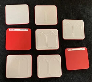 Used Sizzix Sizzlits 8pc Tag Set-ship free - Picture 1 of 2