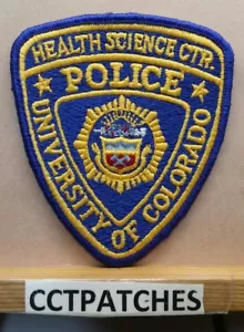 UNIVERSITY OF COLORADO HEALTH SCIENCE CENTER POLICE SHOULDER PATCH CO - Picture 1 of 2