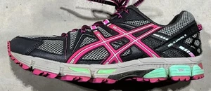 Asics Gel Kahana 8 Womens Athletic Running Shoes Sneakers Size 8 1/2 T6L5N - Picture 1 of 13