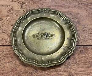 Original 1940s Italian Brass Ashtray, adv. for Caramelle Guadagni Venezia#A65 - Picture 1 of 3