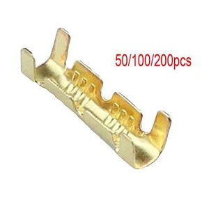 Compact Car Brass Crimp Terminals 0.5-1.5mm Square Quick Connection Small Teeth - Picture 1 of 15