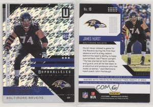 2018 Panini Unparalleled Flight James Hurst #19 Rookie RC