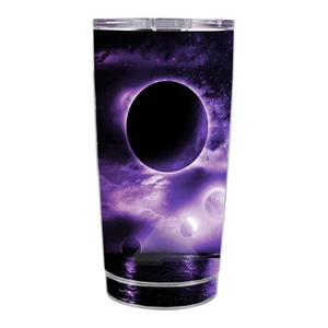 Skin Decal for Ozark Trail 20 oz. Tumbler / Eclipsed Moon purple sky - Picture 1 of 1
