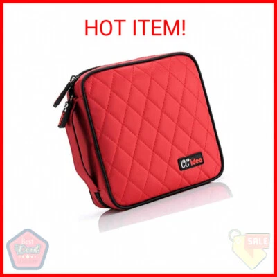CCidea 40 Capacity CD/DVD Case Holder Portable Disc Wallet Storage Binder Nylon  - Image 1 of 2