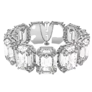 NWB Swarovski Millenia Oversized Octagon Cut Crystals Bracelet-5599192 - Picture 1 of 7