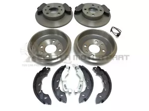 Front 2 Brake Discs & Pads & Rear 2 Drums And Shoes For Ford KA Mk2 1.2 11-16 - Picture 1 of 1