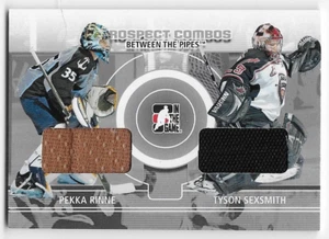 08/09 ITG HEROES & PROSPECTS PLATA PROSPECTO CAMISETA Rinne/Sexsmith/90 - Imagen 1 de 1