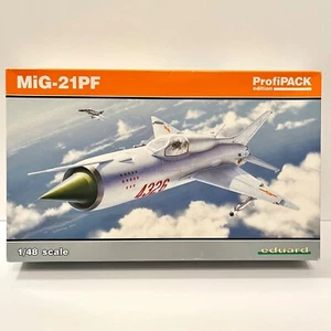 Eduard 1:48 MiG-21PF Soviet Cold War Jet Fighter ProfiPACK Edition Kit #8236 - Picture 1 of 10