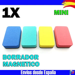 Borrador Magnético Mini Para Pizarra Blanca con Imán Interior Colores a Elegir - Imagen 1 de 6
