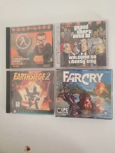 Grand Theft Auto III, Farcry, Half-Life und Earthseige 2 für PC (4 Spiele) - Bild 1 von 1