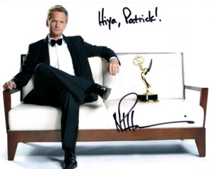 NEIL PATRICK HARRIS handsigniertes signed 8x10 EMMY Foto - To Patrick - Bild 1 von 1