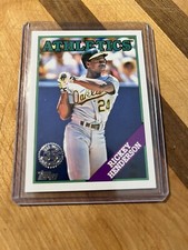 2023 Series 1 1988 Topps Baseball #T88-60 Rickey Henderson - Oakland A's SSP /88
