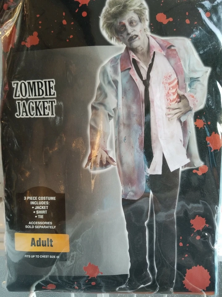 Jaqueta zumbi fórum fantasia de Halloween tamanho STD 50% de desconto.   venda final - Imagem 1 de 1
