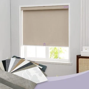 Roller Shades 100% Blackout Window Shades Fabric Sample - Picture 1 of 6