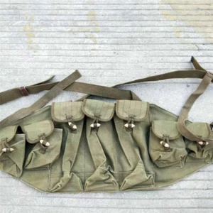 1960s Made China 56 Type Multi Pocket Tactical Vest Chest Rig 7.62 Mag Pouch - Bild 1 von 7