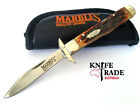 Marbles Mr109 Swing Guard Lock Back Folding Pocket Knife Stag Bone Handle Edc