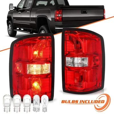 Tail Lights For 2014-2018 GMC Sierra 1500 2500HD 3500HD Brake Lamps Left+Right - Image 1 of 4