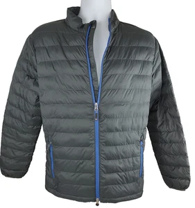 Giubbotto uomo Peter Millar full zip puffer taglia small grigio usato - Foto 1 di 5