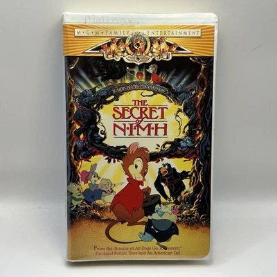 The Secret of NIMH VHS 1982 Video Tape MGM Animation Don Bluth Movie Clamshell - Image 1 of 4