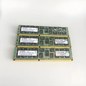 24Gb 3x Elpida 8GB PC3L-10600R DDR3 ECC Server Memory RAM EBJ81RF4EDWD-DJ-F - Picture 1 of 1